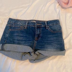 Denim shorts